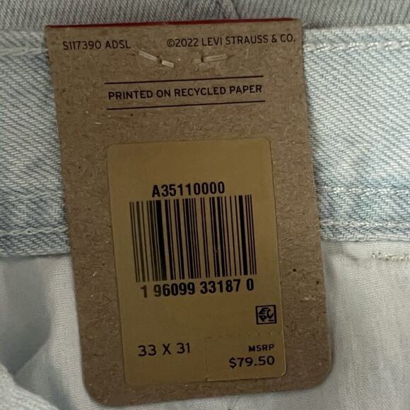 NWT Levi’s ’94 Baggy Carpenter Light Wash Straight Leg Denim Jeans - Picture 9 of 10